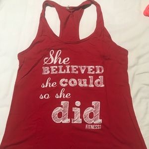 Fitness tee co workout tank
